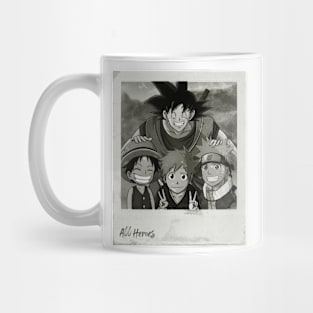All anime heroes Mug